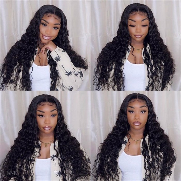 wholesale Loose Deep Wave 4x4 HD Lace Closure Wig 100% Brazilian Virgin Human Hair For Black Women