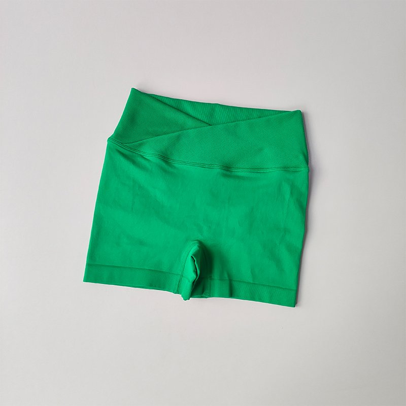 Women Tight High Waist Pilates Shorts Lady Scrunch Butt Quick Dry Gym Sports Pants Lady Solid Color Outdoor Shorts