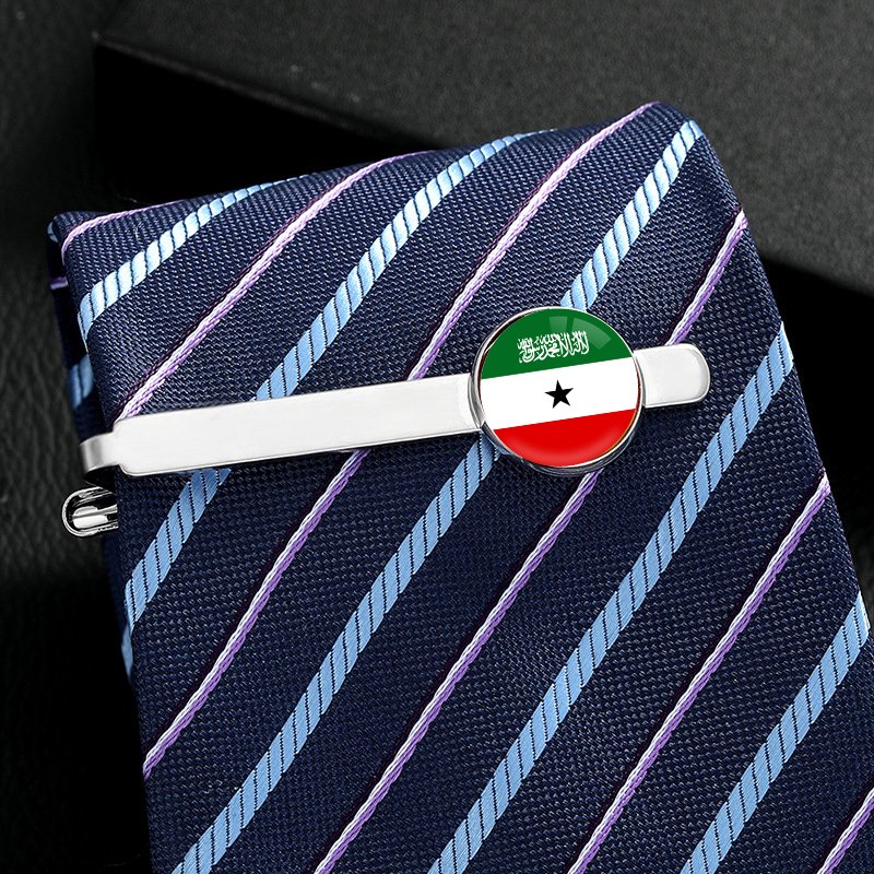 70 Models Somaliland Flag Map Tie Clip Badge Ring Brooch Cufflink Necklace Bracelet Earrings Keychain Soomaaliland Jewelry Set