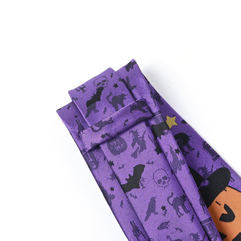 Yili Funny Mens Tie Holiday Season Party Gifts Neckties for Halloween Thanksgiving Christmas