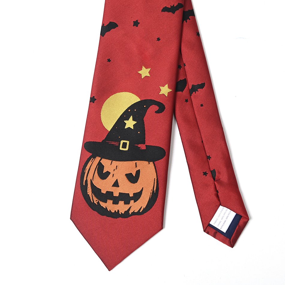 Yili Funny Mens Tie Holiday Season Party Gifts Neckties for Halloween Thanksgiving Christmas