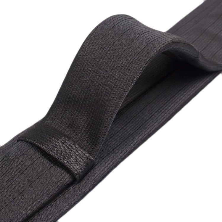 Luxury Black Own Brand Jacquard Woven Necktie Custom Pattern Ties Silk Hand Made Ties For Men