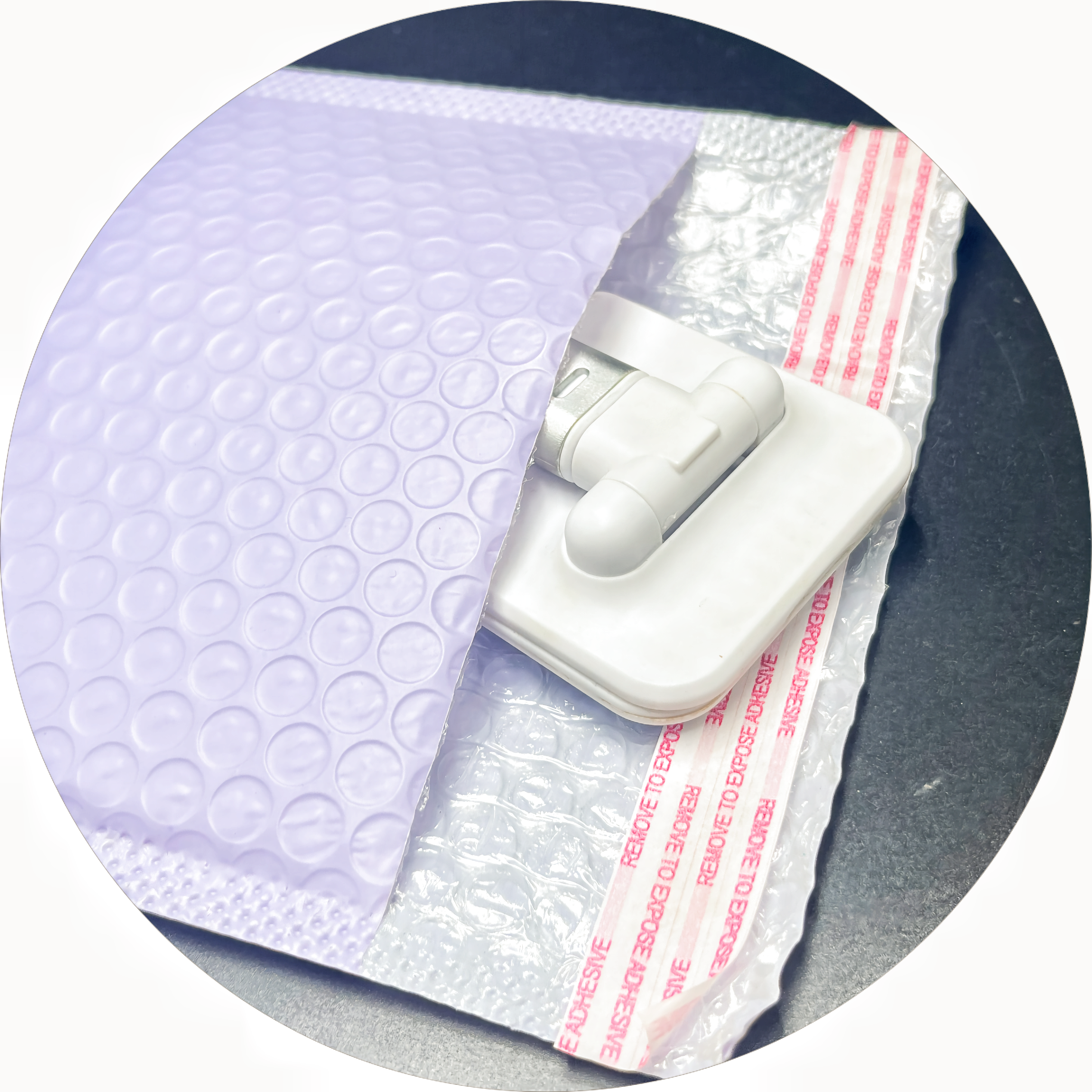 Eco-friendly Customize Purple Bubble Bag Tear Proof Padded Bubble Envelopes Strong Adhesive Packing Bubble Mailer Bag