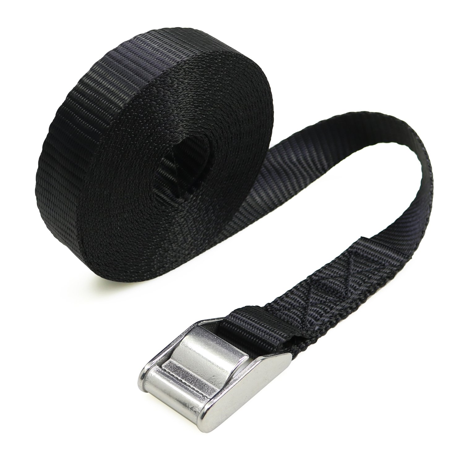 Highly Customized 25mm 1" Cargo Tie-Down Webbing Strap Mini Load Secure Endless Cam Lock Buckle Tie Down Strap