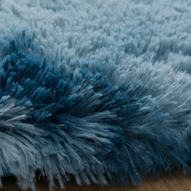 Factory Wholesale Shaggy Mat Soft Tie-dye Process PV Fleece Rug Fluffy Carpets For Living Room Bedroom
