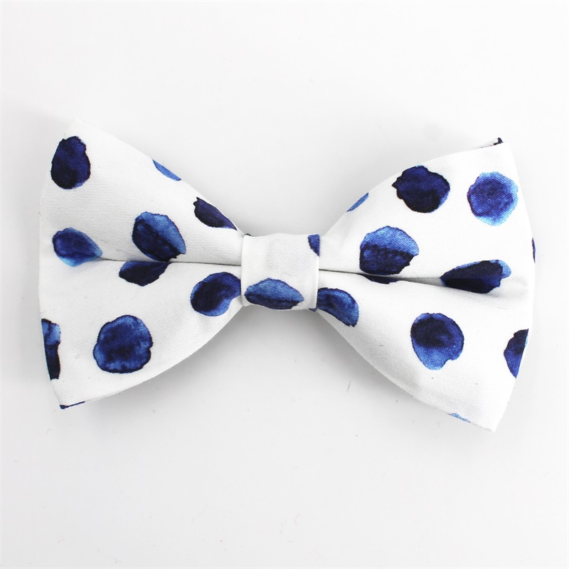 Wholesale Dog Collar Bow Tie with Metal Buckle Big and Small Dog&Cat Collar Pet Accessories