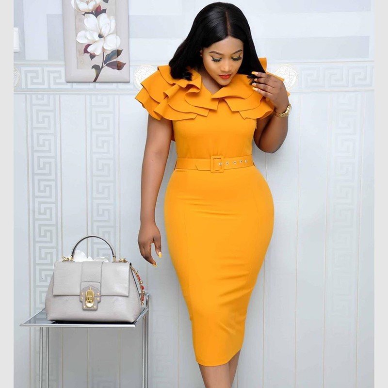 New Elegant Turkey Women Office Dresses Women Formal
