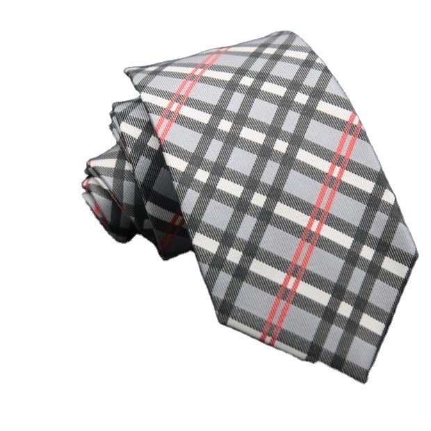 Dark Green and Pink Tartan Plaid Designer Neck Tie for Men Formal Logo Skinny Silk Tie with Stripes Checks Mens Polyester Ties