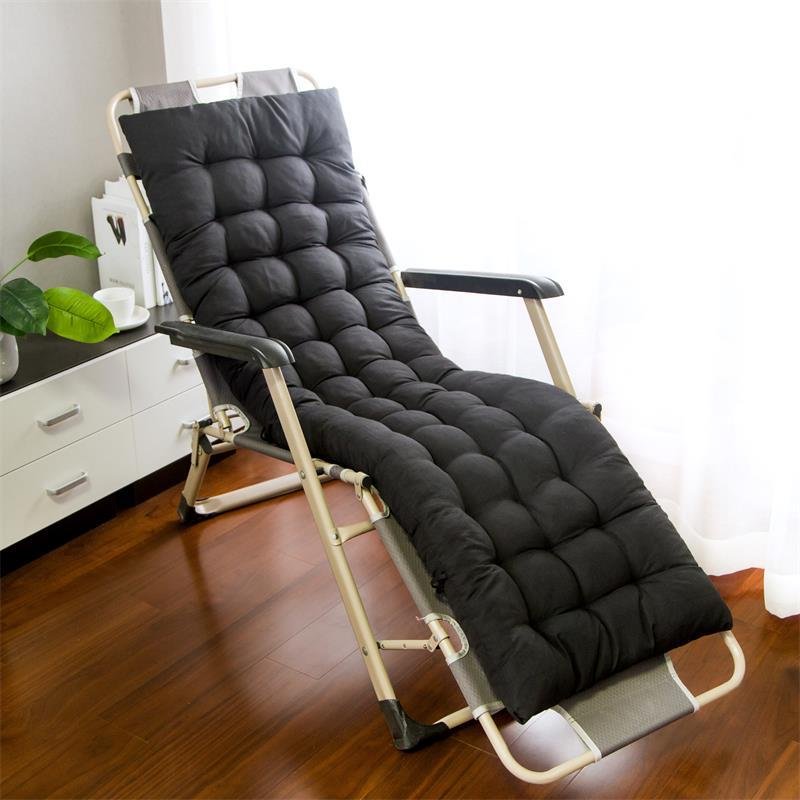 Dropshipping Sun Lounger Chair Cushions Patio Cushions Chaise Outdoor Mattress with Ties