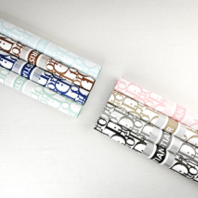 korean designer brands logo bouquet flower wrapping paper plastic waterproof florist supplies floral gift for packaging