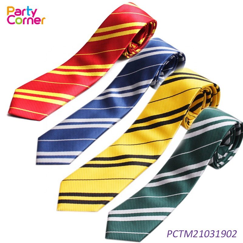 Cosplay Tie for Birthday Party Costume Accessory Necktie for Halloween Party Red Tie