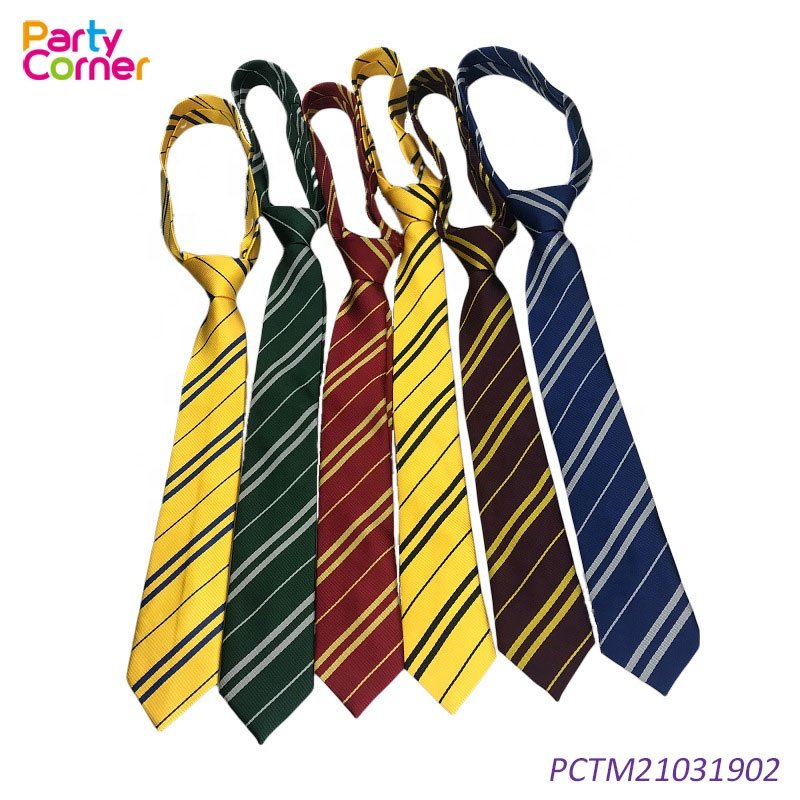 Cosplay Tie for Birthday Party Costume Accessory Necktie for Halloween Party Red Tie