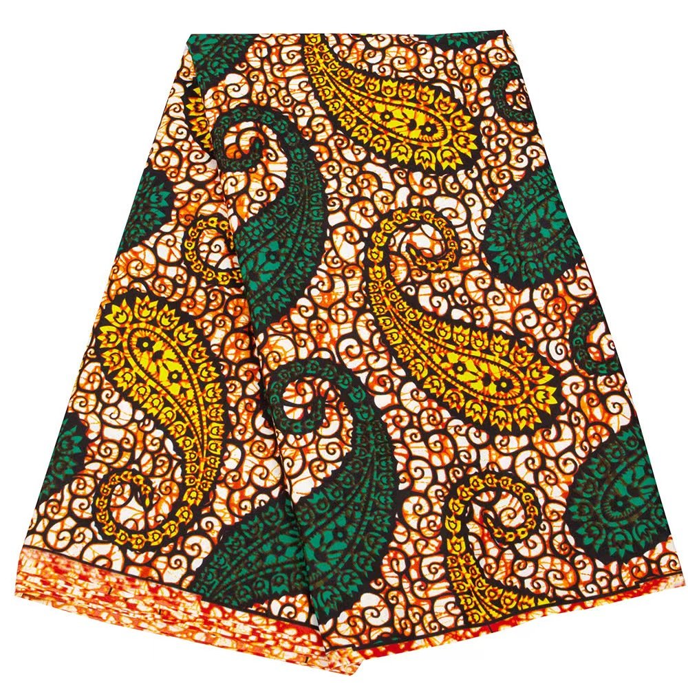 drop shipping wholesale African ankara printed wax fabric 100% polyester double side wax cloth fabric for decoration dress shirt