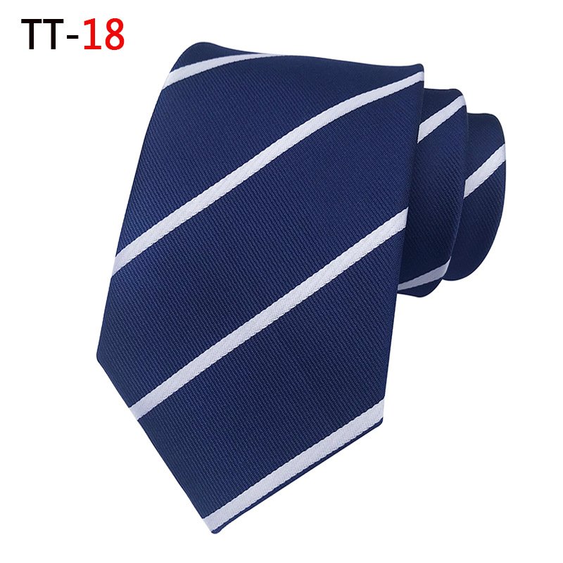 Custom Jacquard Woven Polyester Lattice Neck Ties For Men Luxury Stripe Neck Tie