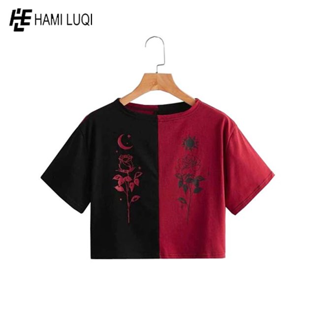 2022 Custom Blank T-shirt Crop Women's T-shirt Breathable Crop Top T-Shirt Breathable Crop T Shirt women premium, slim