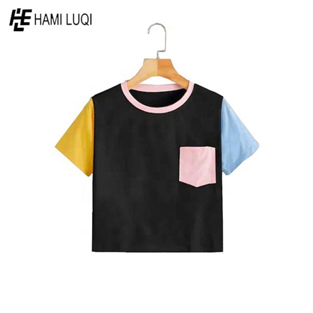 2022 Custom Blank T-shirt Crop Women's T-shirt Breathable Crop Top T-Shirt Breathable Crop T Shirt women premium, slim