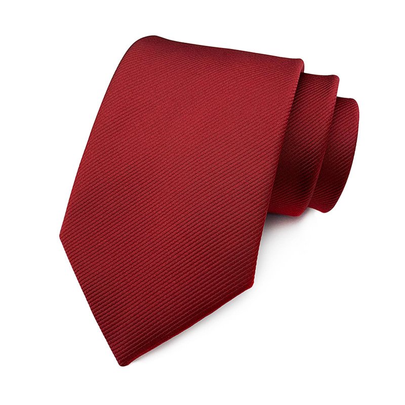 Wholesale 15 colors available woven Neckties Solid Neck Ties For Men
