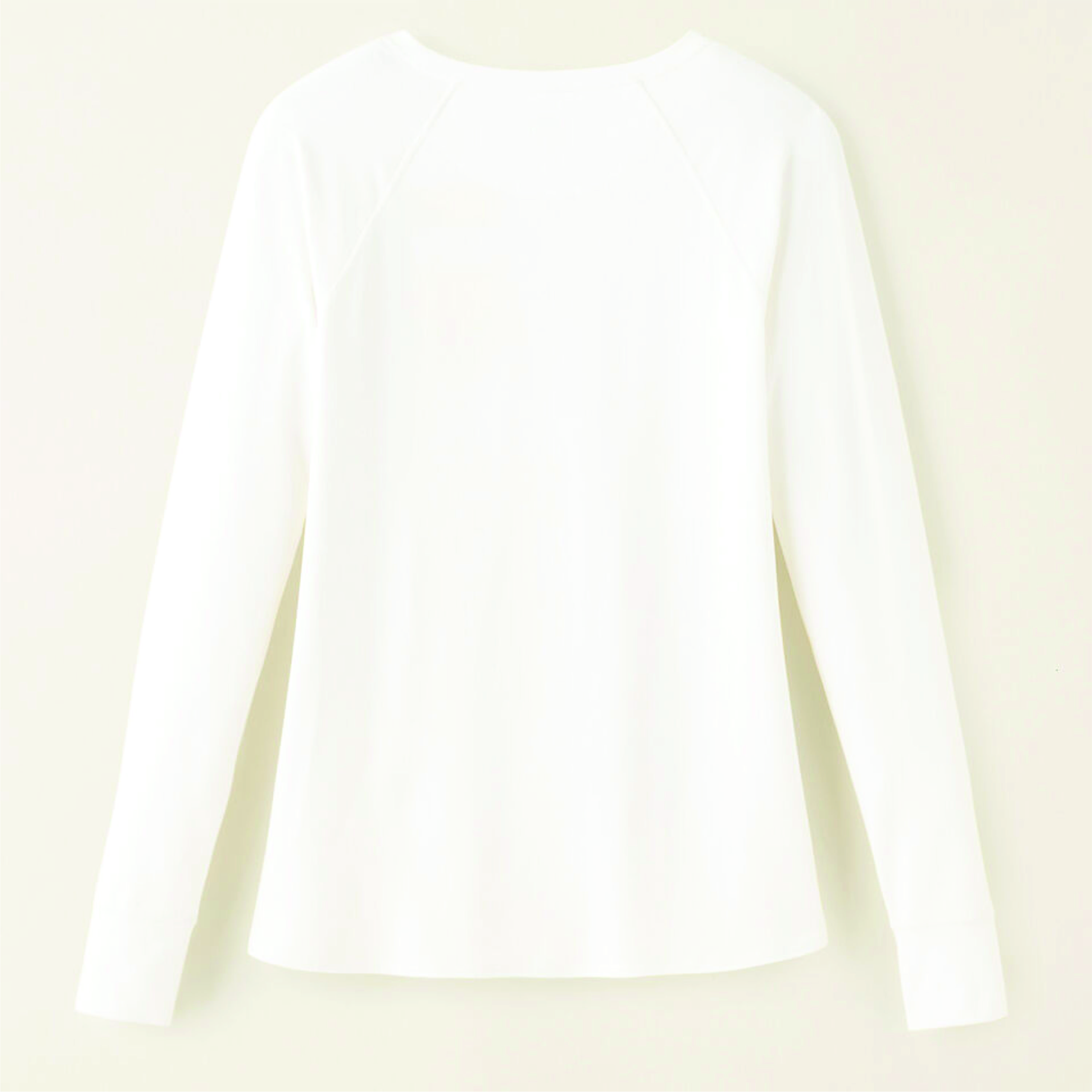 Women's White Slim Fit Long Sleeve Top - 92% Recycled Polyester, 8% Spandex, Quick Drying, Moisture Wicking, Anti-Odour