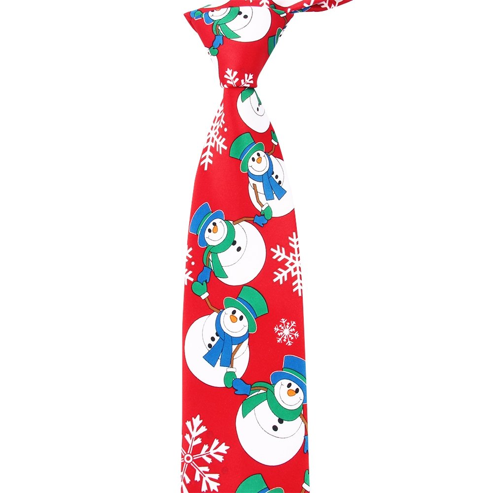 Hamocigia Custom Design Private Logo Allover Printing Funny Microfiber Christmas Balloon Animals Ties