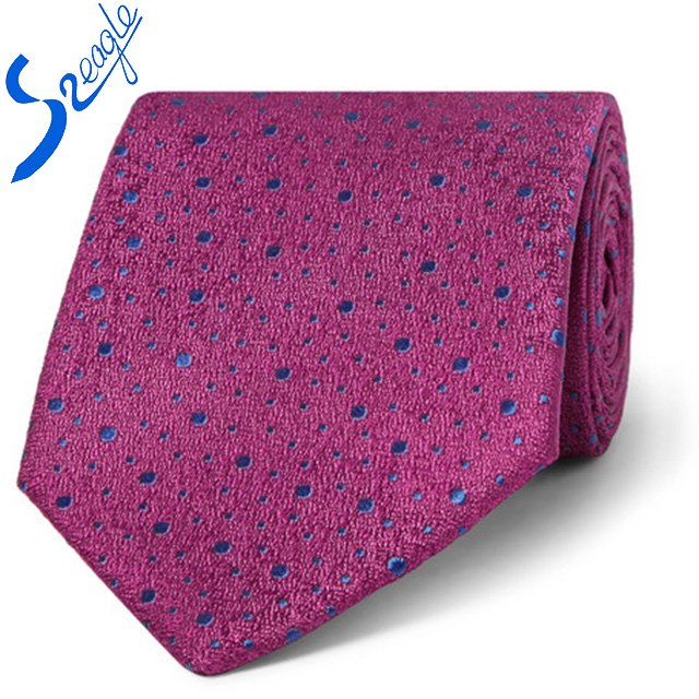 Italian 100 silk men ties and handkerchief silk tie set for man