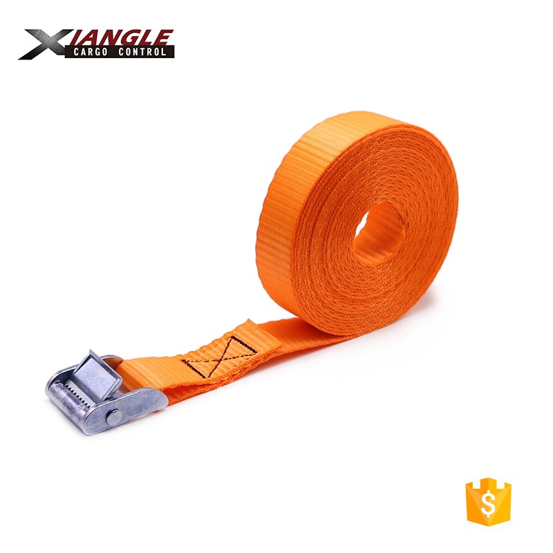1 inch 350kgs polyester motorcycle cargo lashing belt endless am buckle tie down straps for transportation