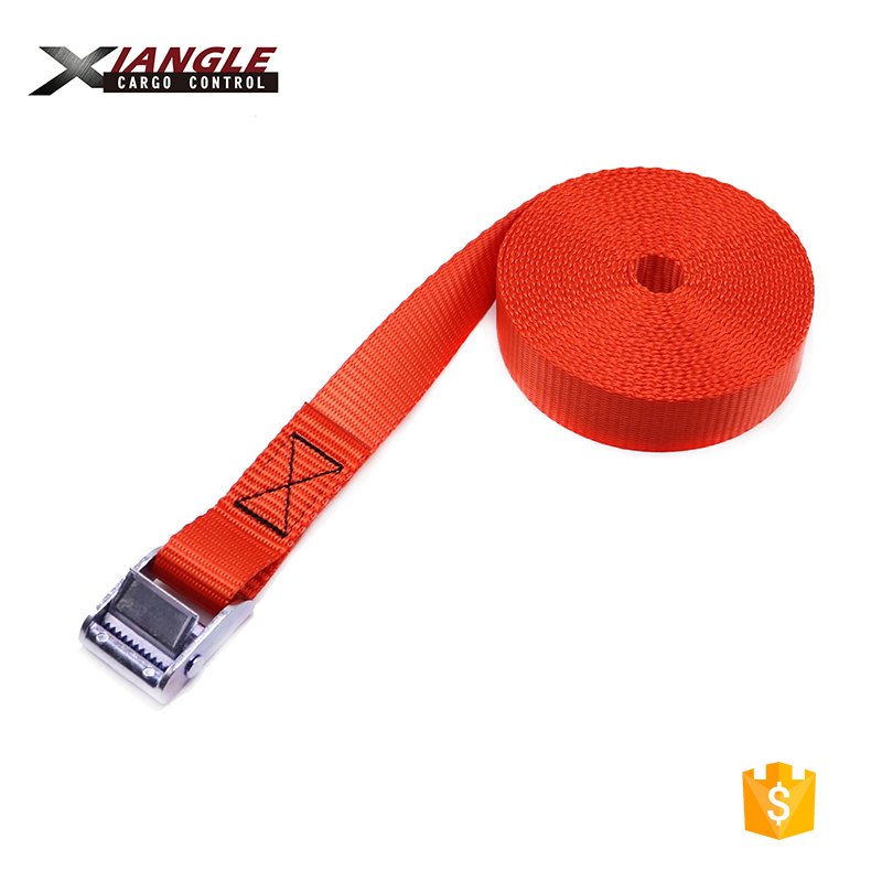 1 inch 350kgs polyester motorcycle cargo lashing belt endless am buckle tie down straps for transportation