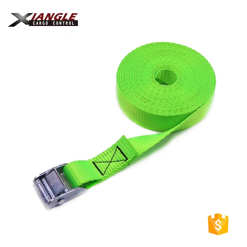 1 inch 350kgs polyester motorcycle cargo lashing belt endless am buckle tie down straps for transportation