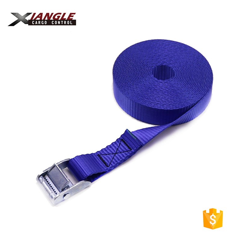 1 inch 350kgs polyester motorcycle cargo lashing belt endless am buckle tie down straps for transportation