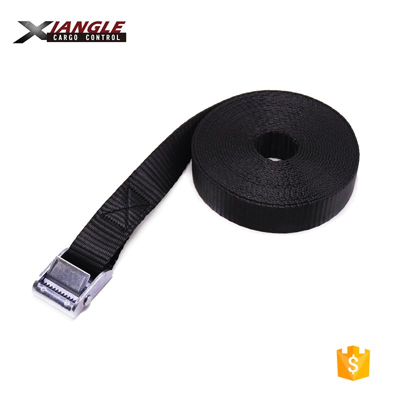 1 inch 350kgs polyester motorcycle cargo lashing belt endless am buckle tie down straps for transportation