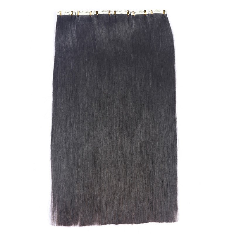Double Drawn Indian Hand Tied Tape Hair Extension Wholesale Human Hair double sided tape in sticker hair extension