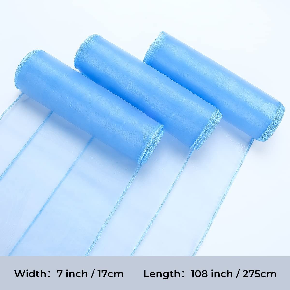 Organza Chair Sashes Bows - Babenest Premium 30 pcs Chair Ties Ribbons for Wedding Banquet Party Baby Shower Events Decoration