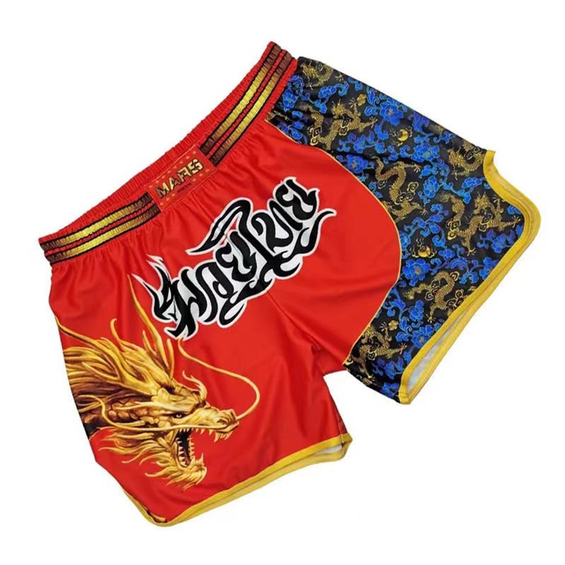 Design Your Own Sanda Fighting Shorts MMA Competition Training Suit Unisex Martial Arts Boxing Shorts
