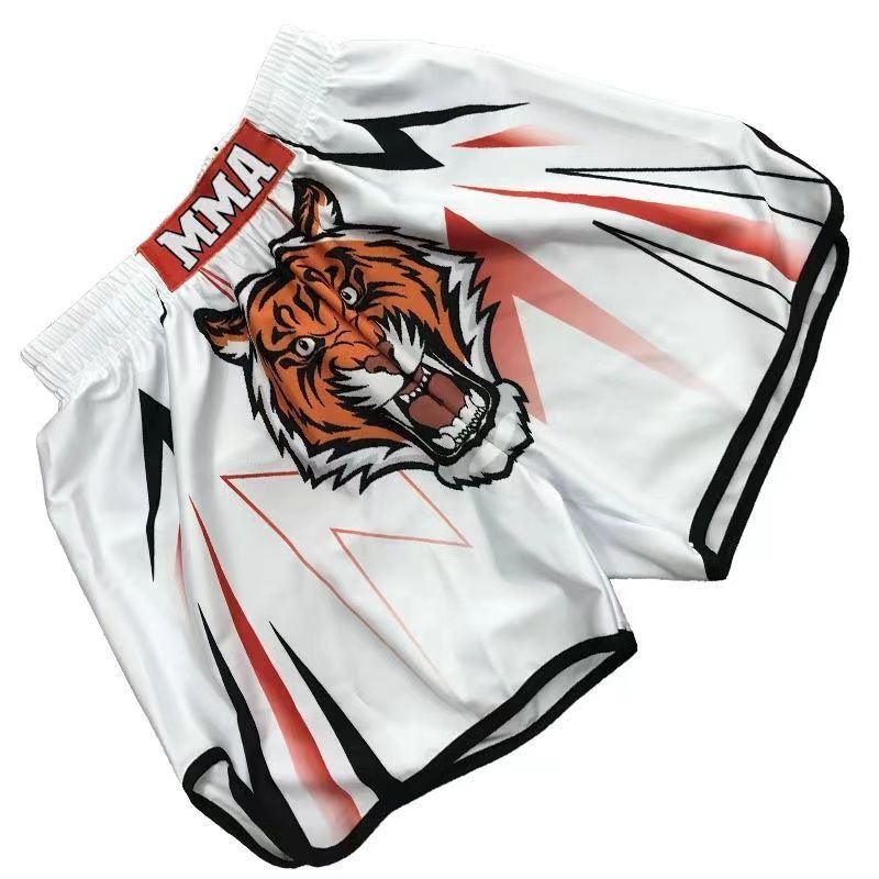 Design Your Own Sanda Fighting Shorts MMA Competition Training Suit Unisex Martial Arts Boxing Shorts