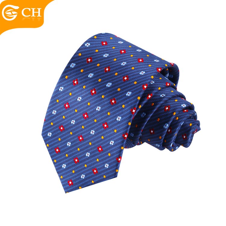 OEM Chinese Brand Factory Designer Chic Import Stylish Neckties Personalized Hombre Custom Floral Navy Tie