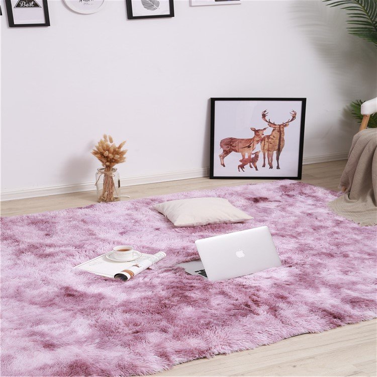 cheap wholesale area rugs carpet factory price modern design tie -dying shaggy karpet tianjin