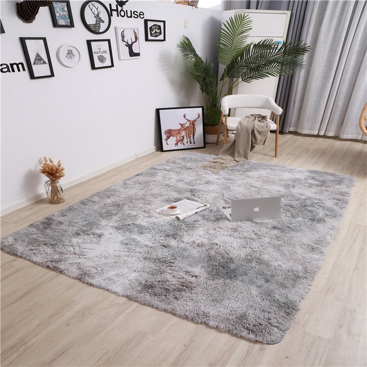 cheap wholesale area rugs carpet factory price modern design tie -dying shaggy karpet tianjin