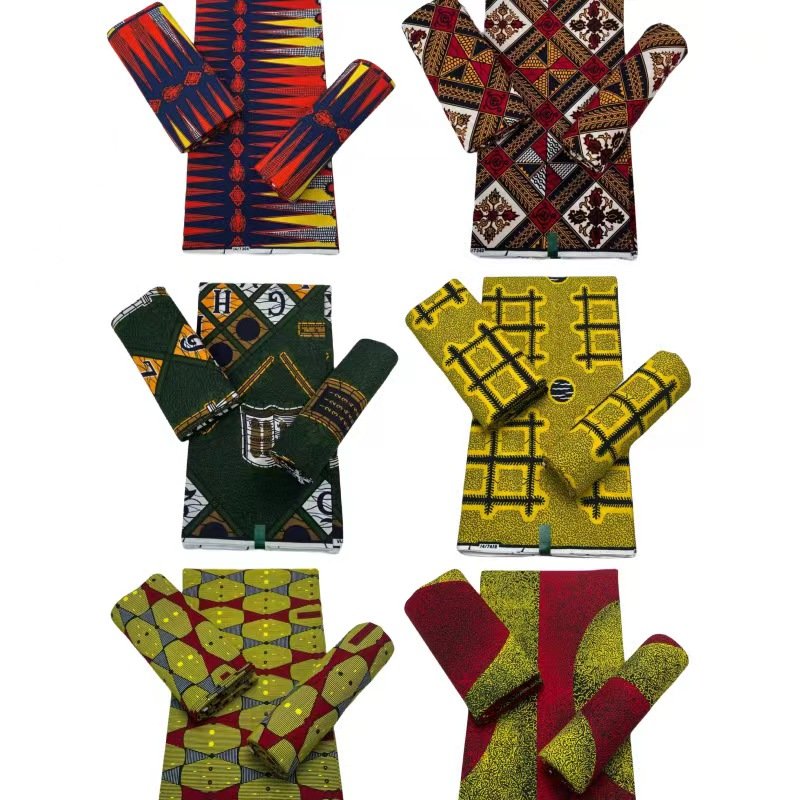 Factory Customize African ankara printed dutch wax fabric 100% cotton wax printed cloth fabric for home textile