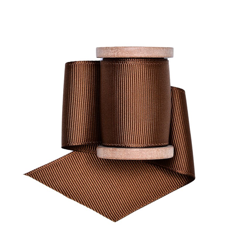 Ribest Wholesale Polyester Cream Ribbon Customize For Bake Handbag Gift Boxes Wrapping