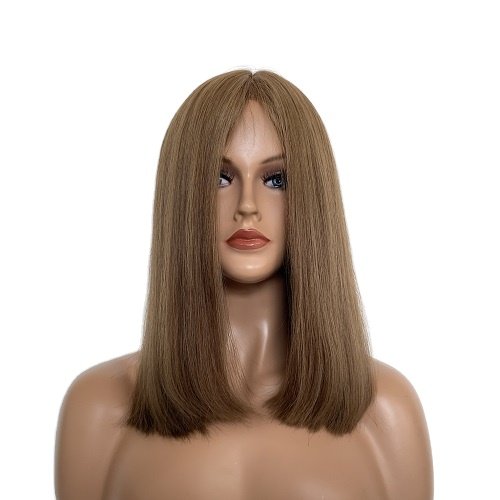 NEW Design customized Glueless medical wig for alopecia Human Hair Silk Top jewish wig for cancer