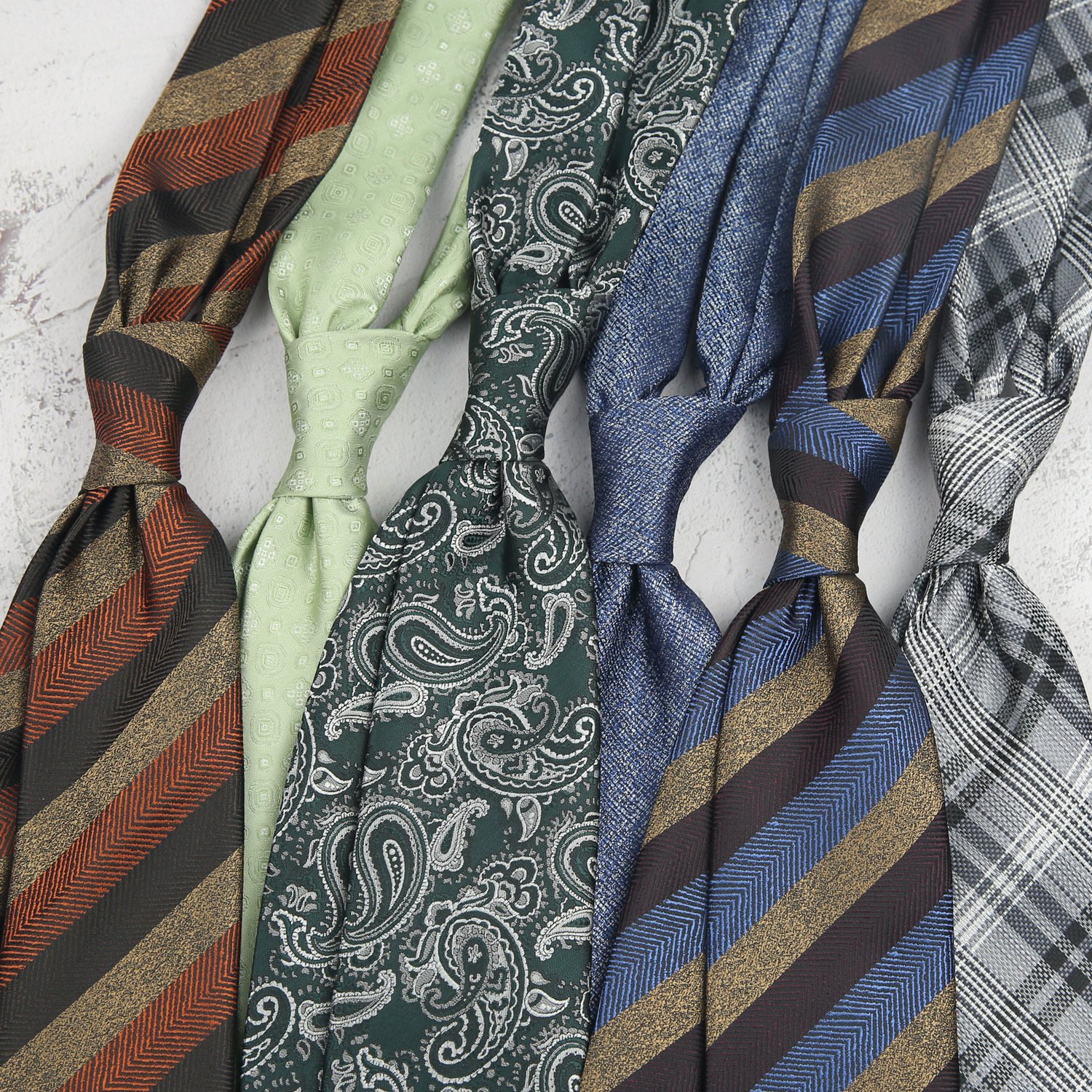 2024 Custom Necktie Paisley Jacquard Polyester Modern Man Wedding Tie