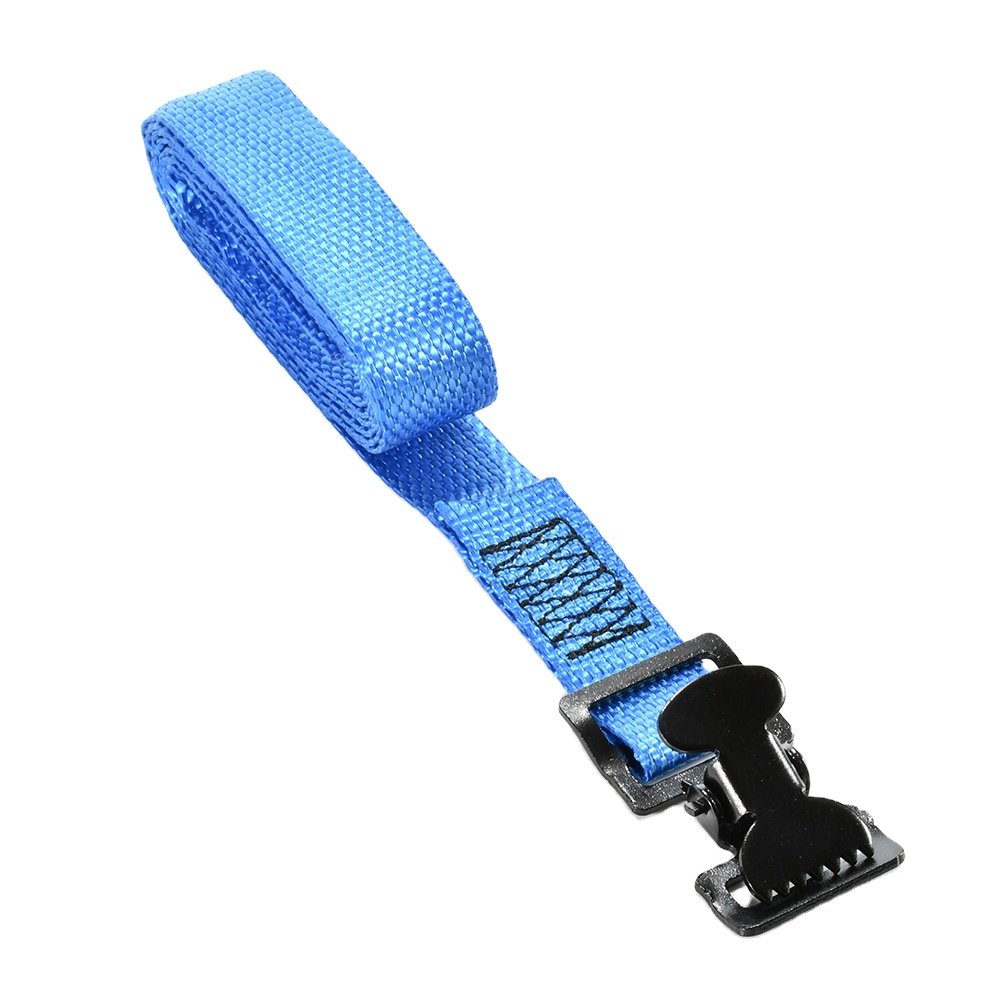 Custom Logo Heavy Duty Polyester 1" Webbing Cargo Lashing Strap Secure Utility Alligator Thumb Cam Buckle Tie Down Strap