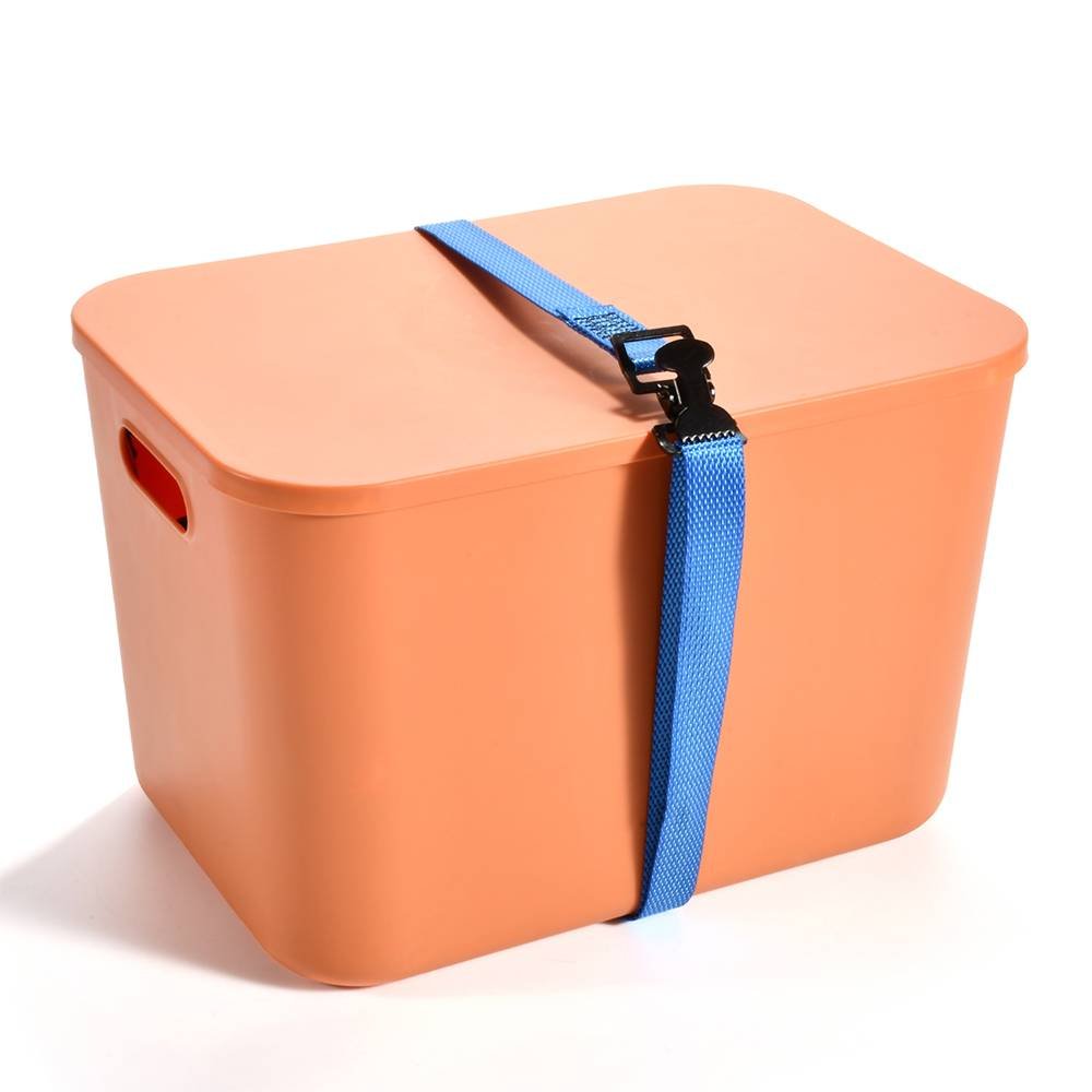 Custom Logo Heavy Duty Polyester 1" Webbing Cargo Lashing Strap Secure Utility Alligator Thumb Cam Buckle Tie Down Strap