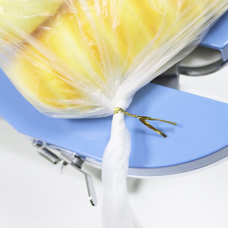 LINKWIN Semi-automatic efficient twist tie machine /plastic bag packing machine