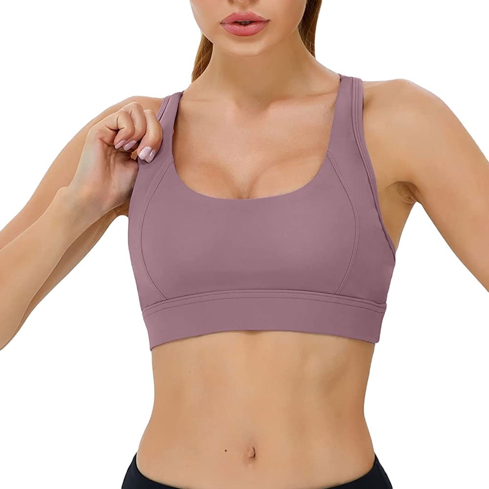 2023 Premium Quality Customized Logo Printing Sublimated Design High Support Seamless Sports Bra Fitness Wear Women Sports Bra