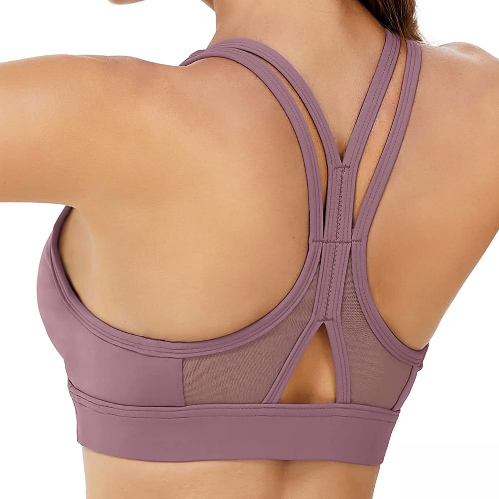 2023 Premium Quality Customized Logo Printing Sublimated Design High Support Seamless Sports Bra Fitness Wear Women Sports Bra
