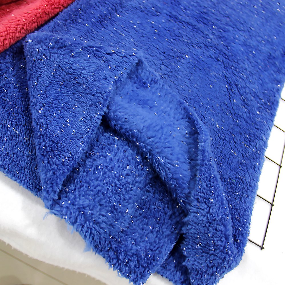 Comfortable Cotton 100% Polyester Velvet Tie Dyed Fabric for Bedsheet Coat Toy Blanket Home Textile Fabric