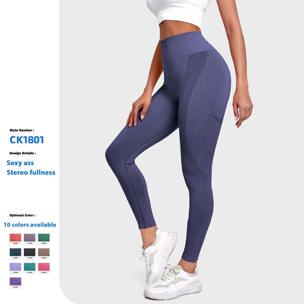 Hot Sell High-Waisted Quick-Drying Girls Yoga Pants Xs Fitness Seamless Sexy Booty Pants Yoga Leggings Custom Logo