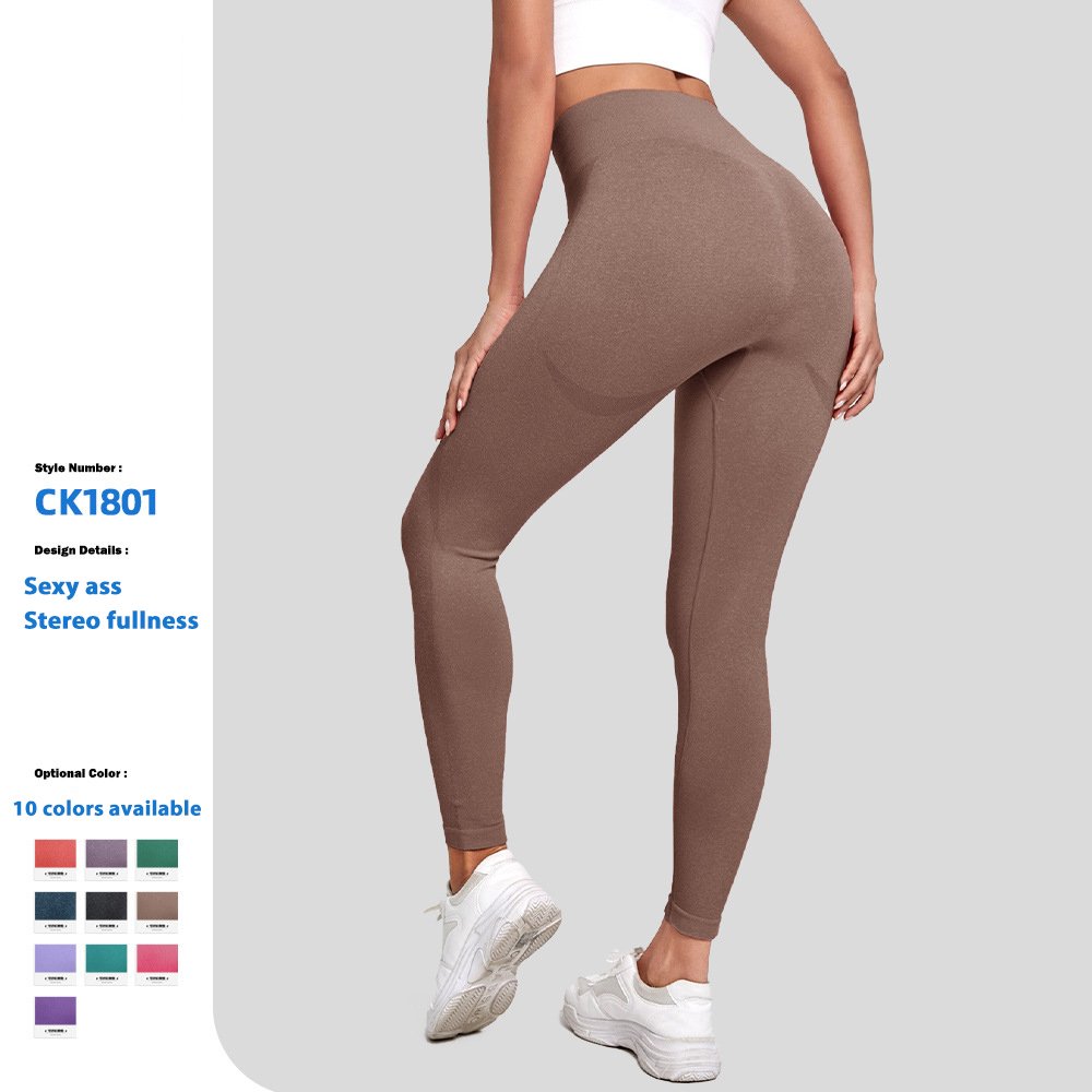 Hot Sell High-Waisted Quick-Drying Girls Yoga Pants Xs Fitness Seamless Sexy Booty Pants Yoga Leggings Custom Logo