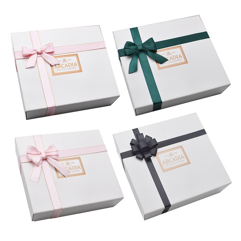 Customized Brand Print Luxury Gift Wrapping Pull Bow Wine Bottle Neck Decorative Pre Tied Gift Flower Satin Ribbon Bows