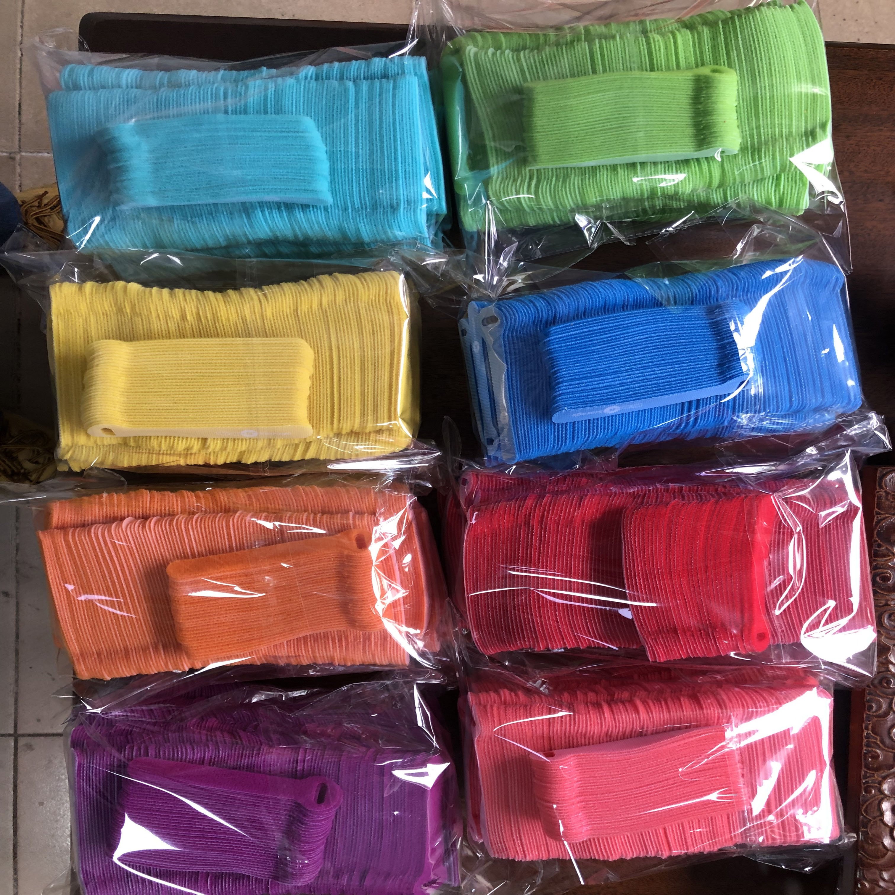 Factory price fastening cable fastener strap hook and loop cable tie holder Printed Logo Self-Locking Hook Loop cable ties